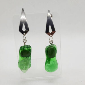 aros vitrofusión rectángulo verde av389