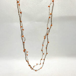 collar tejido en hilo muy delgado ct128