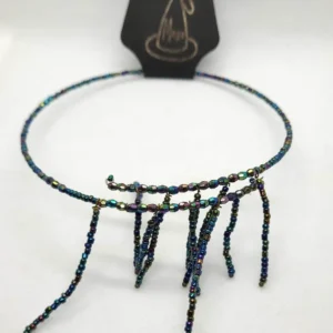 Collar mostacilla vidrio 11