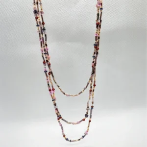 Collar mostacilla vidrio 42