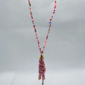 Collar mostacilla vidrio 45